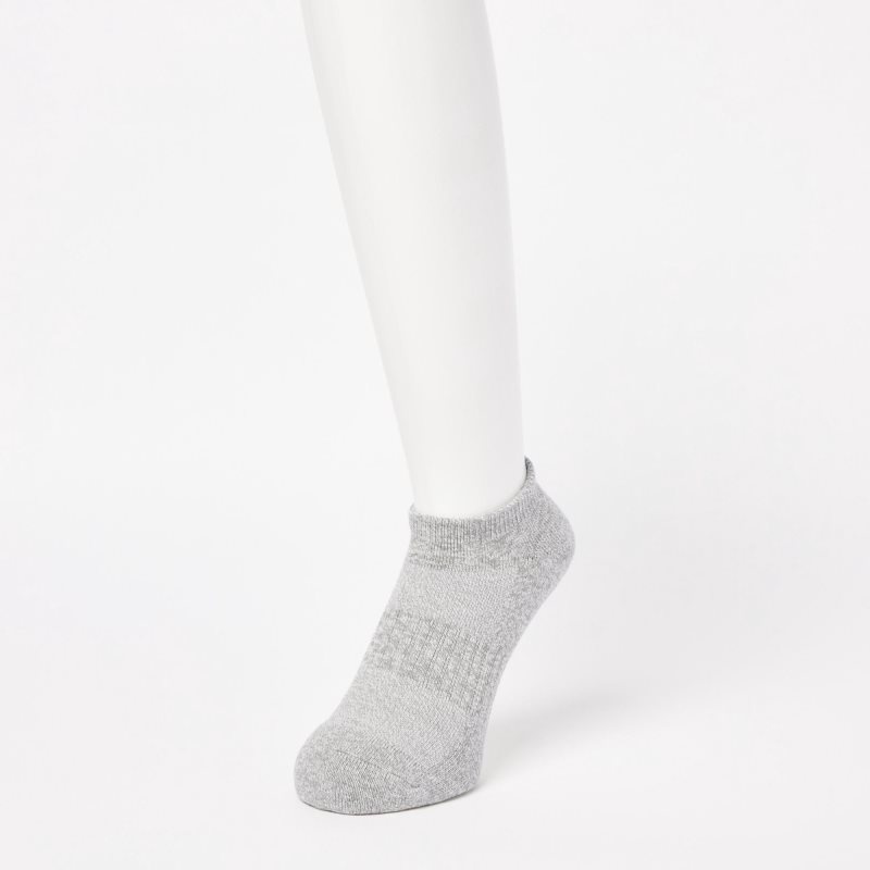 Chaussette Uniqlo Heattech Pile Short Homme Grise | 4220972