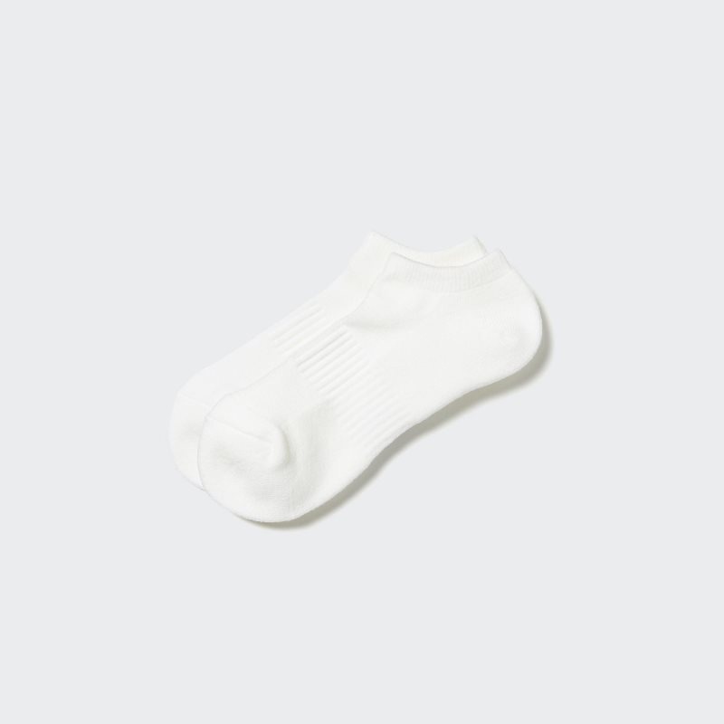 Chaussette Uniqlo Heattech Pile Short Homme Blanche | 1225875