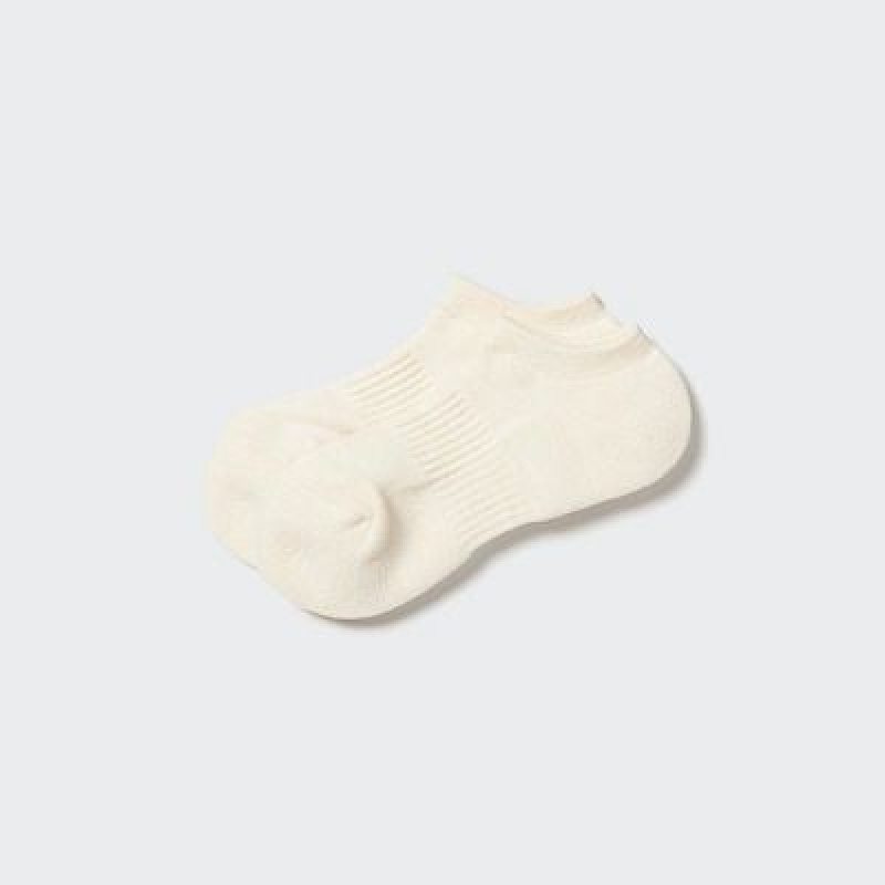 Chaussette Uniqlo Heattech Short Femme Blanche | 9414322