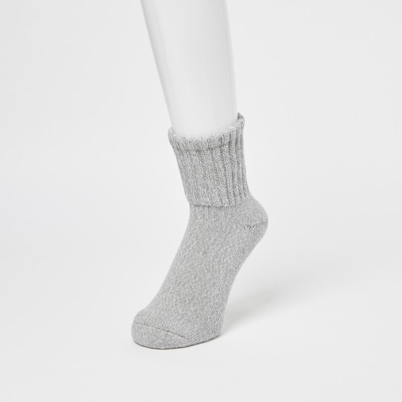 Chaussette Uniqlo Heattech Soft Pile Heather Homme Grise | 5075177