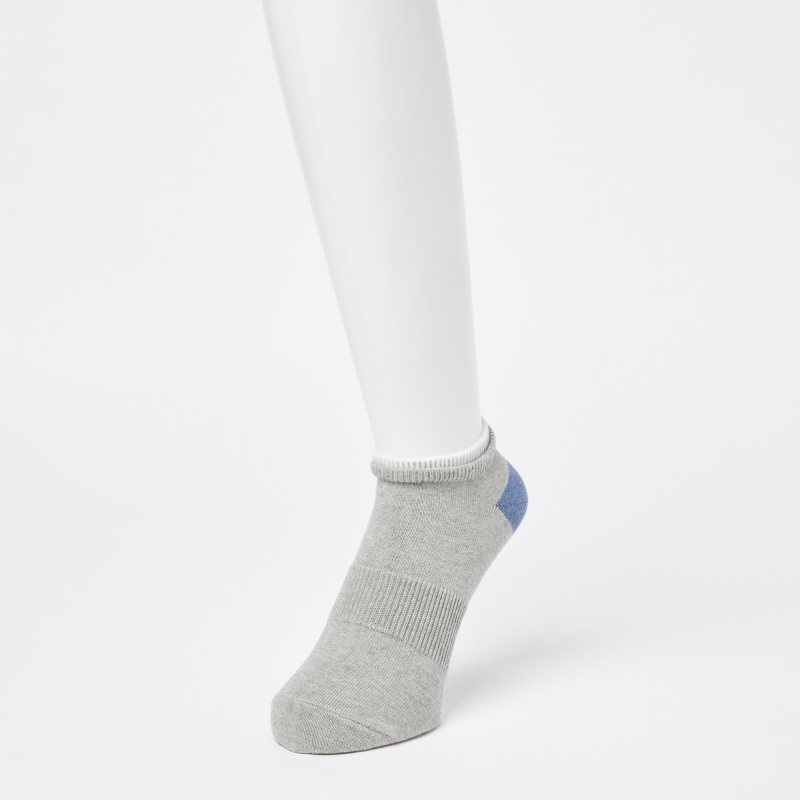 Chaussette Uniqlo Layered Short Homme Grise | 5554461