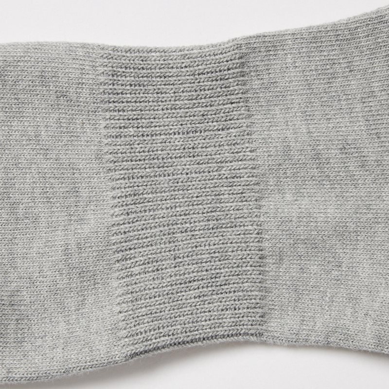 Chaussette Uniqlo Layered Short Homme Grise | 5554461