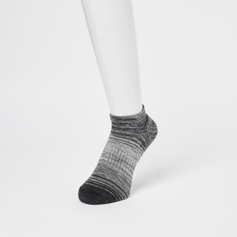 Chaussette Uniqlo Melange Short Homme Grise | 1868599