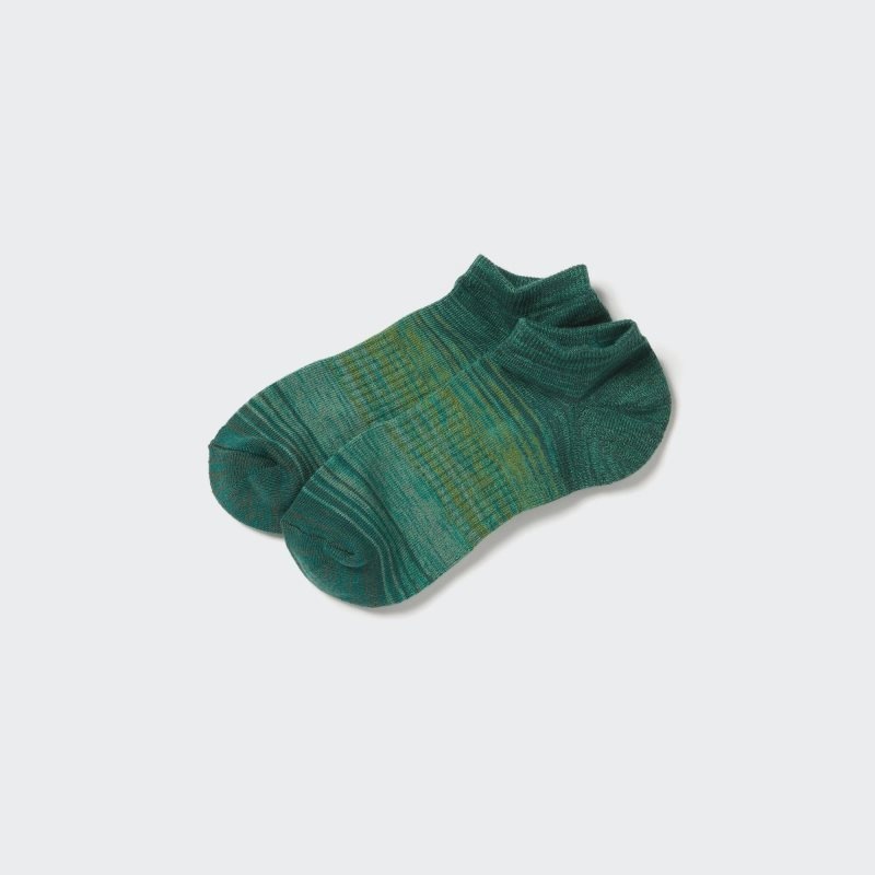 Chaussette Uniqlo Melange Short Homme Vert | 5940552