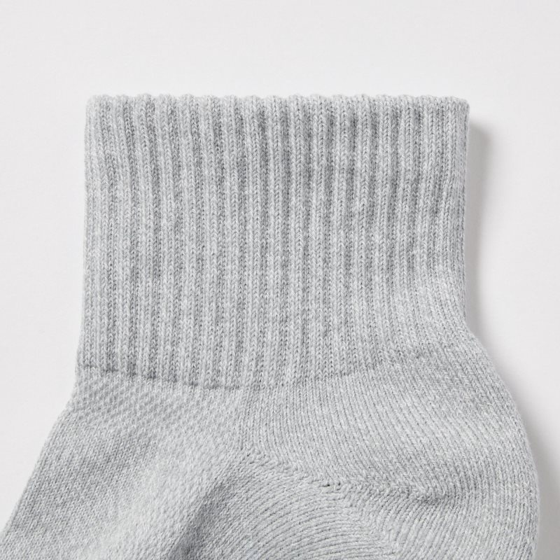 Chaussette Uniqlo Pile Half Homme Grise | 9696124