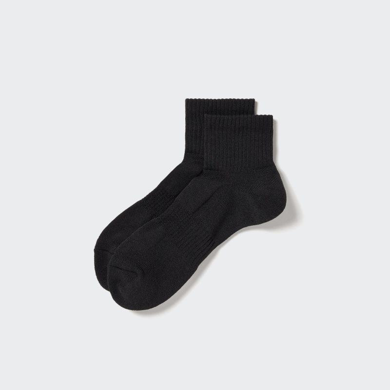 Chaussette Uniqlo Pile Half Homme Noir | 9424042