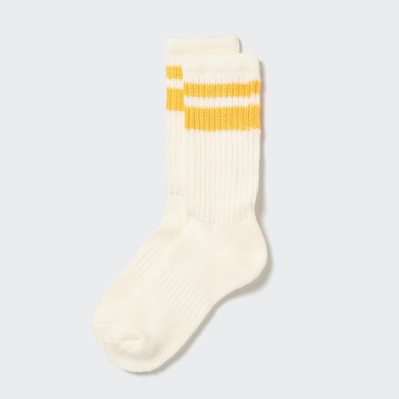 Chaussette Uniqlo Pile Lined Homme Blanche | 2777240