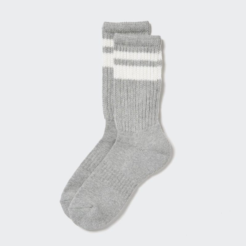 Chaussette Uniqlo Pile Lined Homme Grise | 4848253