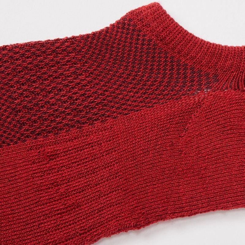 Chaussette Uniqlo Pile Low Cut Homme Rouge | 3716093