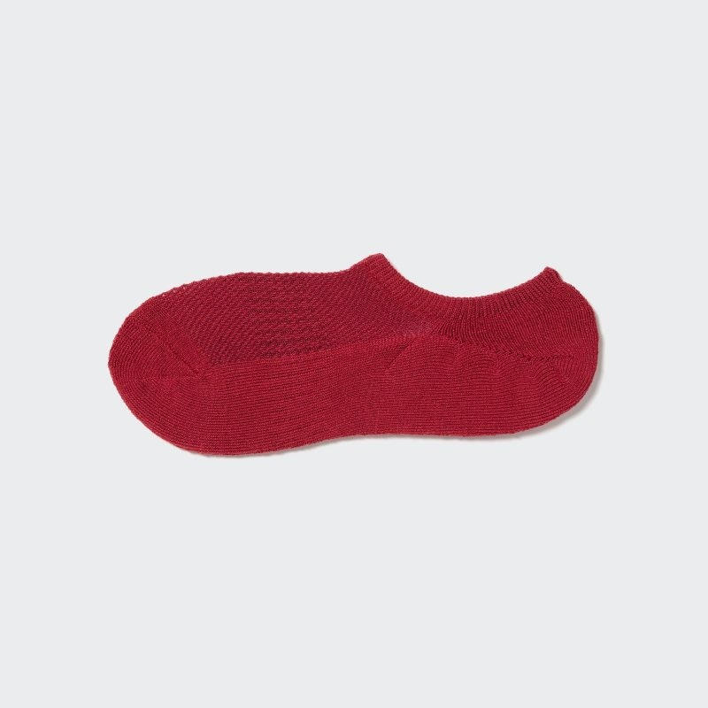 Chaussette Uniqlo Pile Low Cut Homme Rouge | 277417