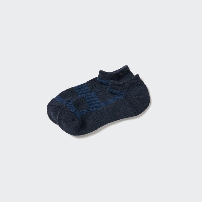 Chaussette Uniqlo Pile Mesh Short Homme Bleu Marine | 2491221