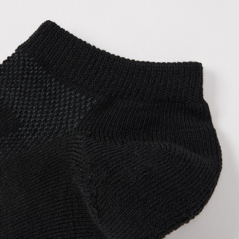 Chaussette Uniqlo Pile Mesh Short Homme Noir | 4677104