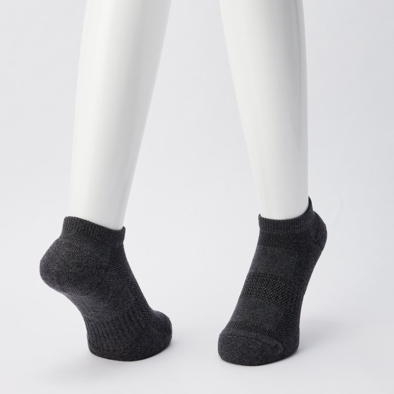 Chaussette Uniqlo Pile Mesh Short Homme Grise | 9451339