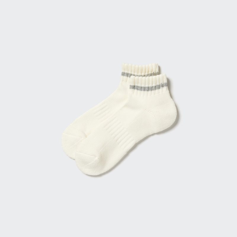 Chaussette Uniqlo Soft Pile Short Homme Blanche | 6290259