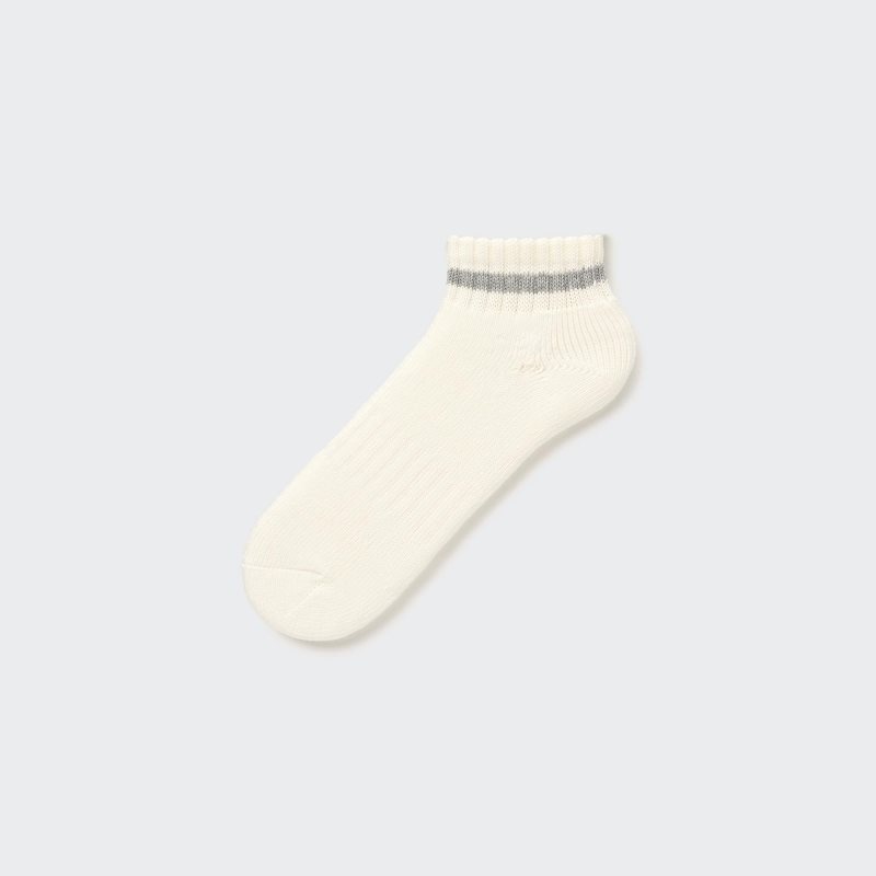 Chaussette Uniqlo Soft Pile Short Homme Blanche | 7592139