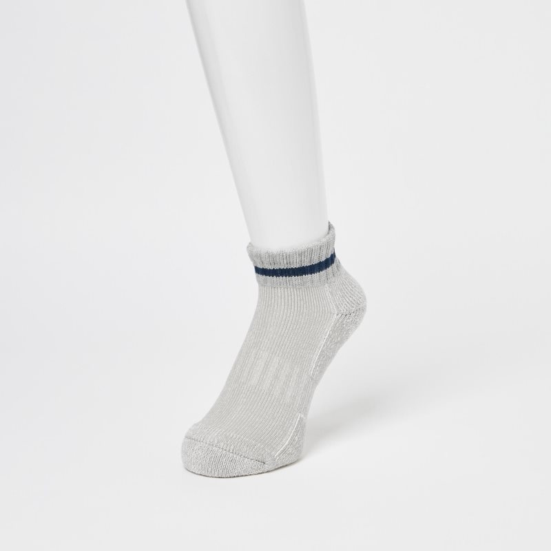 Chaussette Uniqlo Soft Pile Short Homme Grise | 4396444