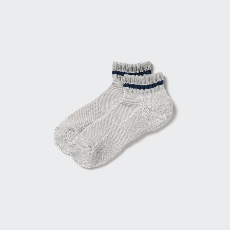 Chaussette Uniqlo Soft Pile Short Homme Grise | 4396444
