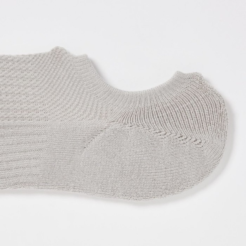 Chaussette Uniqlo Sport Footsies (3 Pairs) Femme Blanche | 3927444