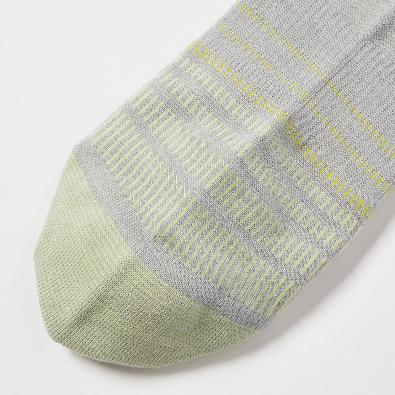 Chaussette Uniqlo Sports Layered Half Homme Grise | 8521215