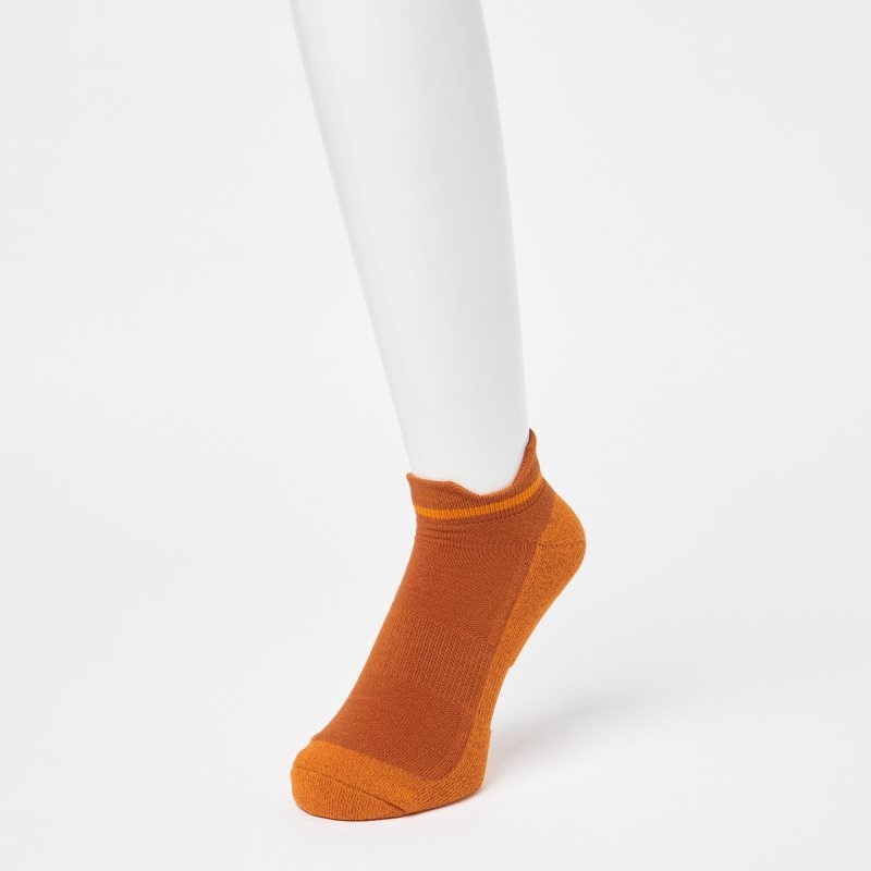 Chaussette Uniqlo Sports Pile Short Homme Orange | 1352684