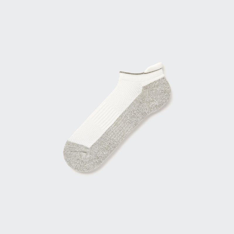 Chaussette Uniqlo Sports Pile-lined Short Homme Blanche | 4571534