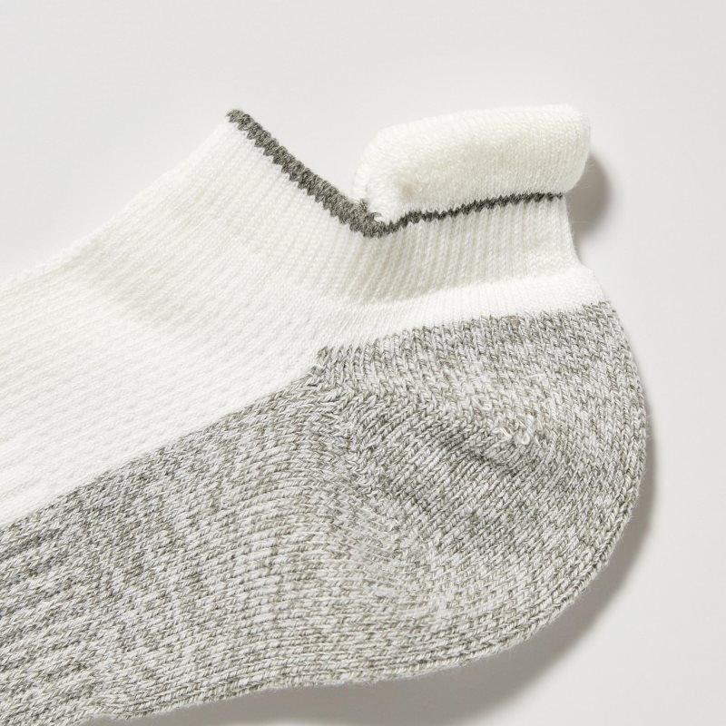 Chaussette Uniqlo Sports Pile-lined Short Homme Blanche | 4571534