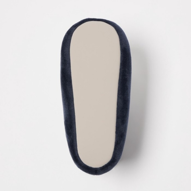 Chausson Uniqlo Fleece Room Femme Bleu Marine | 3722728