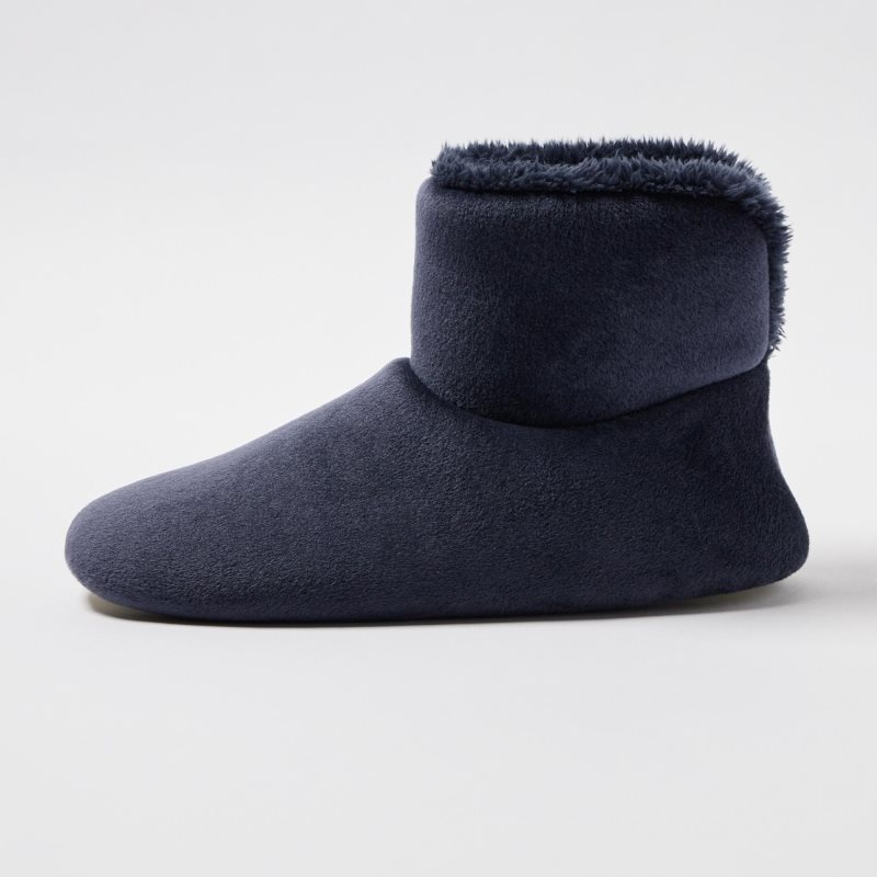 Chausson Uniqlo Fleece Room Velour Homme Bleu Marine | 9326350