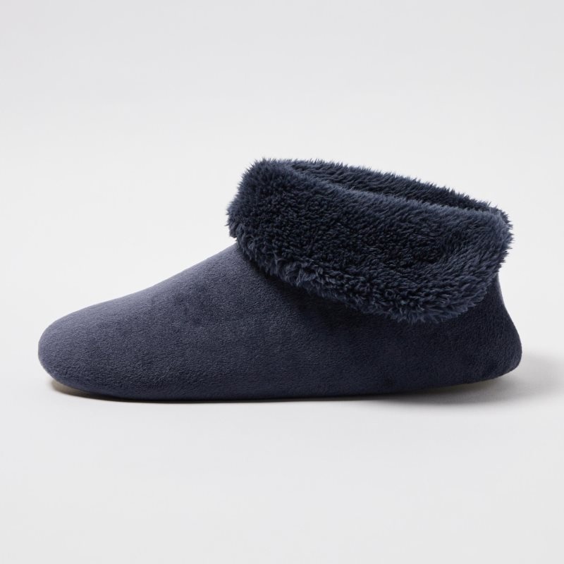 Chausson Uniqlo Fleece Room Velour Homme Bleu Marine | 9326350