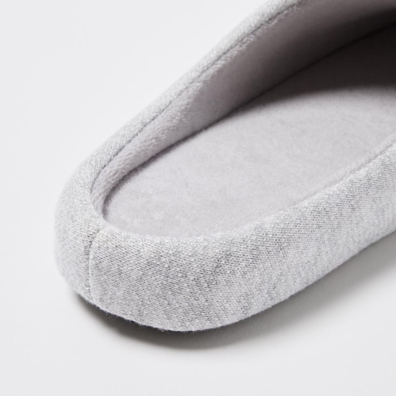 Chausson Uniqlo Sweat Jersey Rubber Sole Homme Grise | 3568187