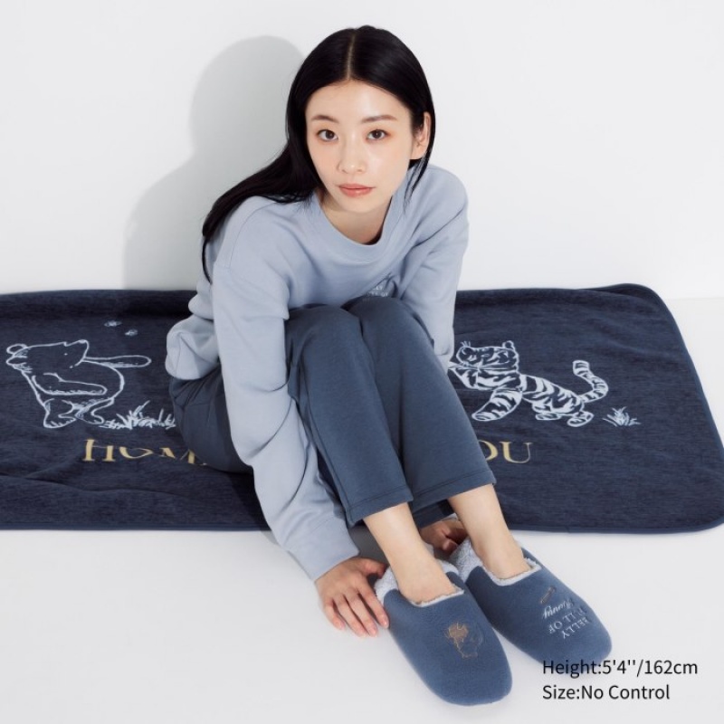 Chausson Uniqlo Winnie the Pooh Collection Femme Bleu | 2297416