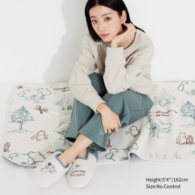 Chausson Uniqlo Winnie the Pooh Collection Femme Blanche | 4720468