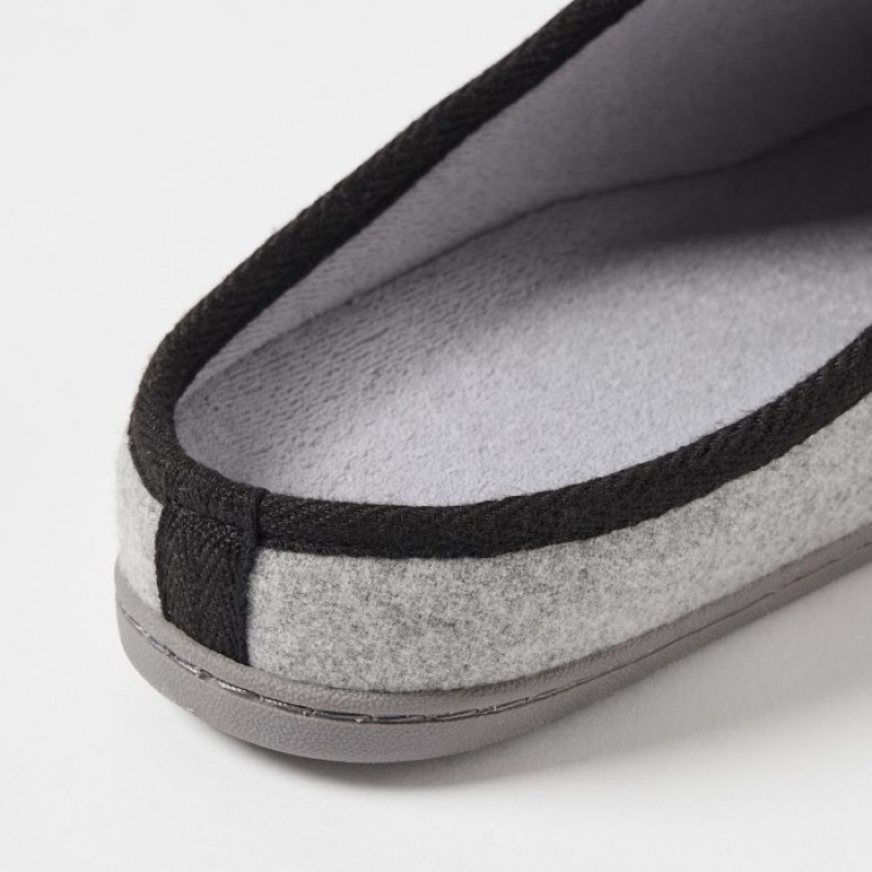 Chausson Uniqlo Wool Like Femme Grise | 5880140