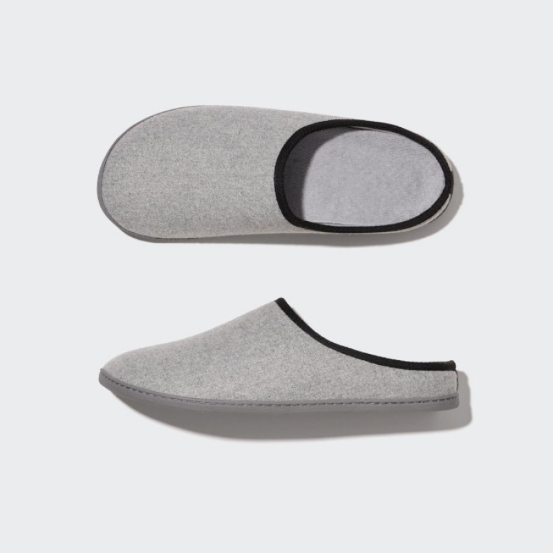 Chausson Uniqlo Wool Like Femme Grise | 5880140