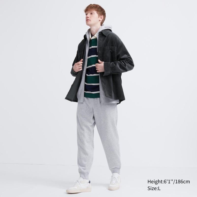 Chemises Uniqlo Corduroy Work Long-sleeve Homme Bleu Marine | 5788564