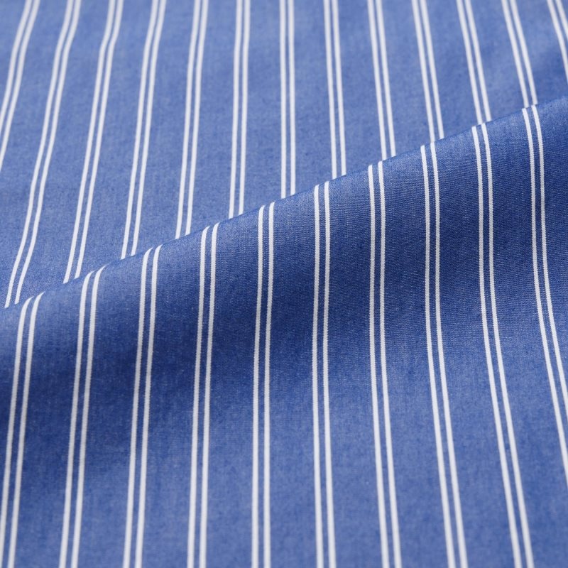 Chemises Uniqlo Extra Fine Cotton Broadcloth Long-sleeve Homme Bleu | 7130493
