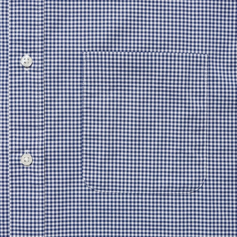 Chemises Uniqlo Extra Fine Cotton Broadcloth Long-sleeve Homme Bleu | 3776407