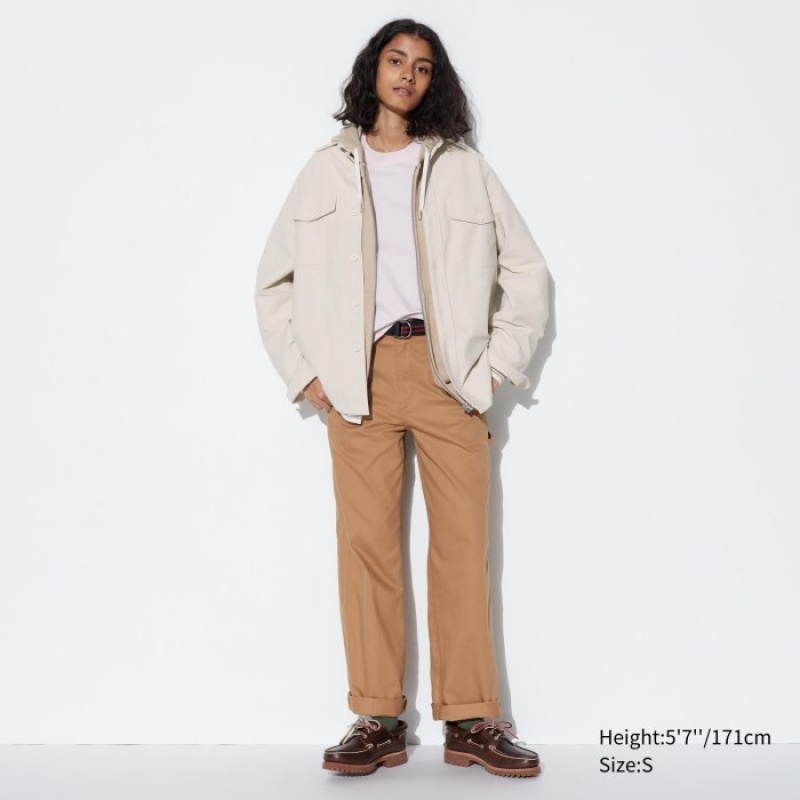 Chemises Uniqlo Jersey Femme Blanche | 9705851