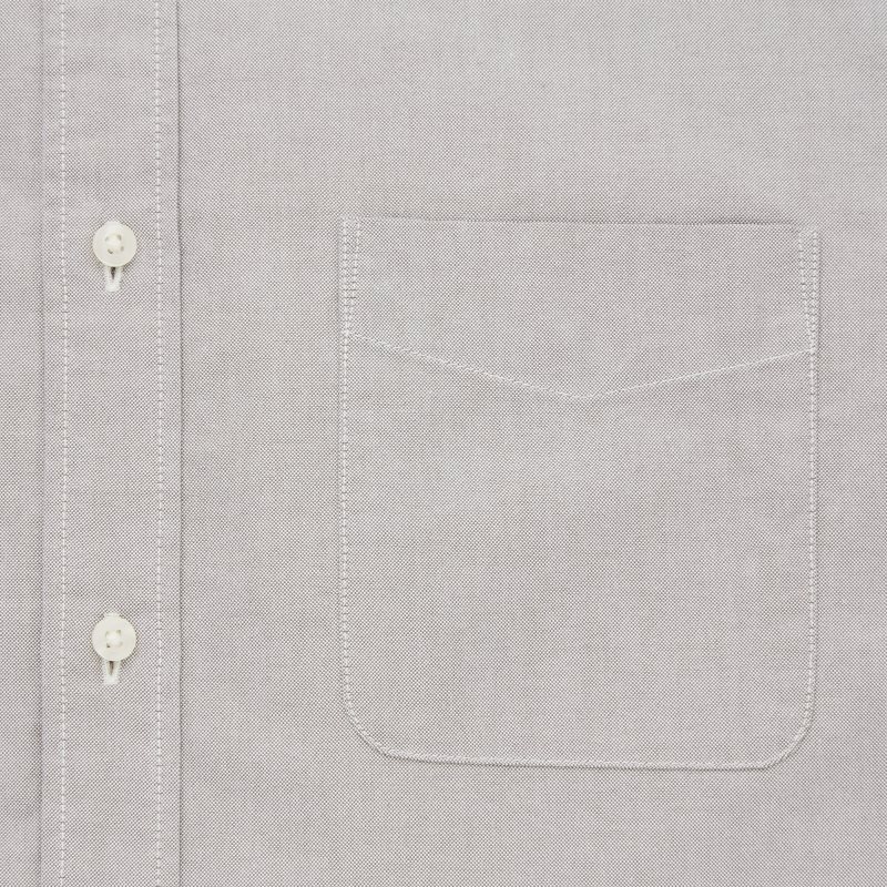 Chemises Uniqlo Oxford Slim-fit Long-sleeve Homme Grise | 499614