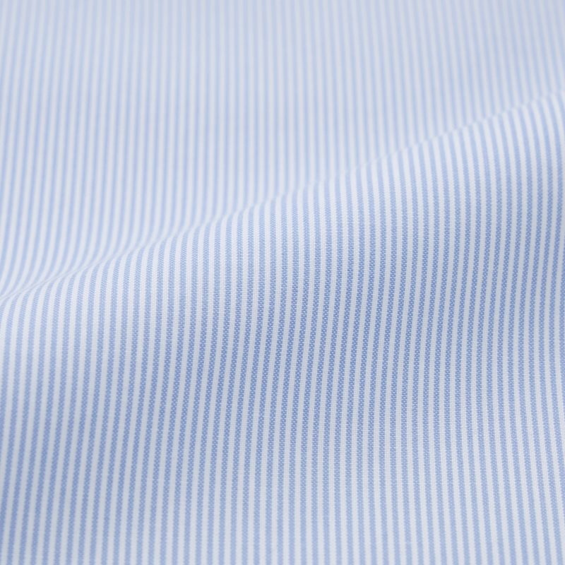 Chemises Uniqlo Super Non-iron Striped Slim-fit Long-sleeve Homme Bleu | 1189847