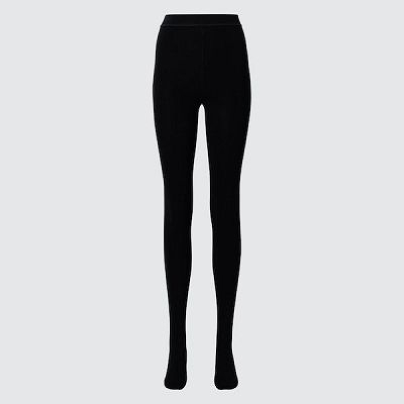 Collant Uniqlo HEATTECH Extra Warm Pile-Lined Femme Noir | 5758186