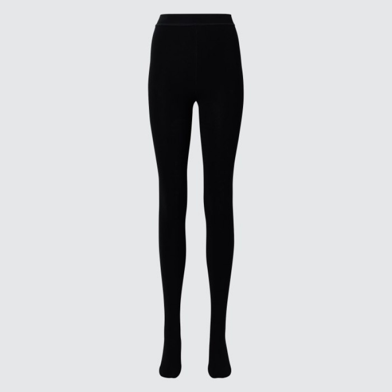 Collant Uniqlo HEATTECH Extra Warm Pile-Lined Femme Noir | 438181
