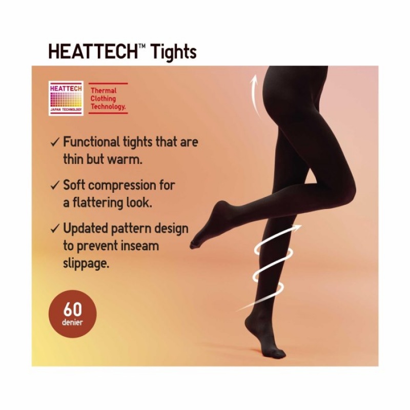 Collant Uniqlo HEATTECH Femme Grise | 929899