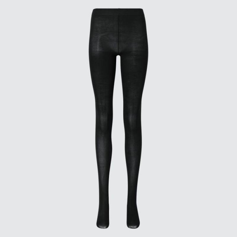 Collant Uniqlo HEATTECH Femme Noir | 3008643