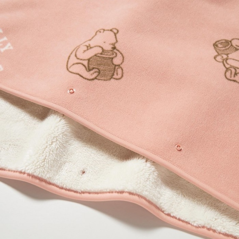 Couverture Uniqlo Winnie the Pooh Collection Fleece Reversible Femme Rose | 9776732
