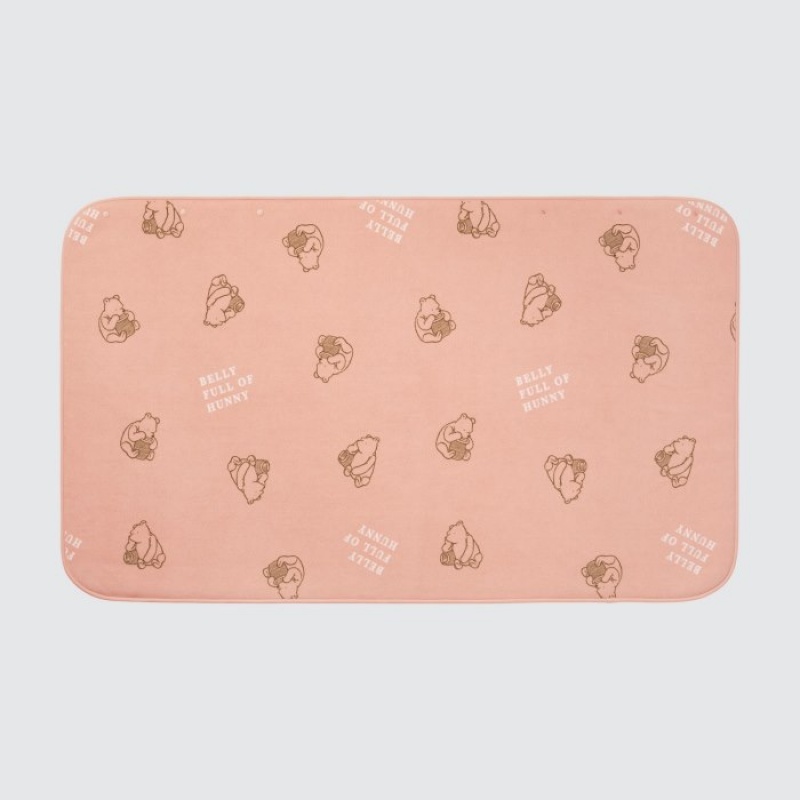 Couverture Uniqlo Winnie the Pooh Collection Fleece Reversible Femme Rose | 9776732