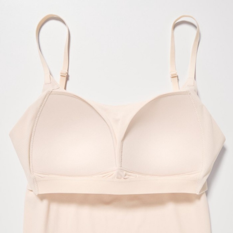 Debardeur Uniqlo AIRism Camisole Femme Rose | 5387236
