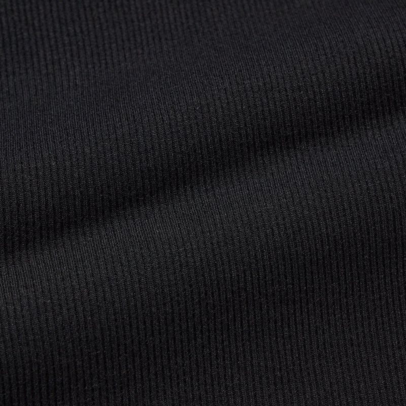 Debardeur Uniqlo Dry Color Ribbed Homme Noir | 2676450