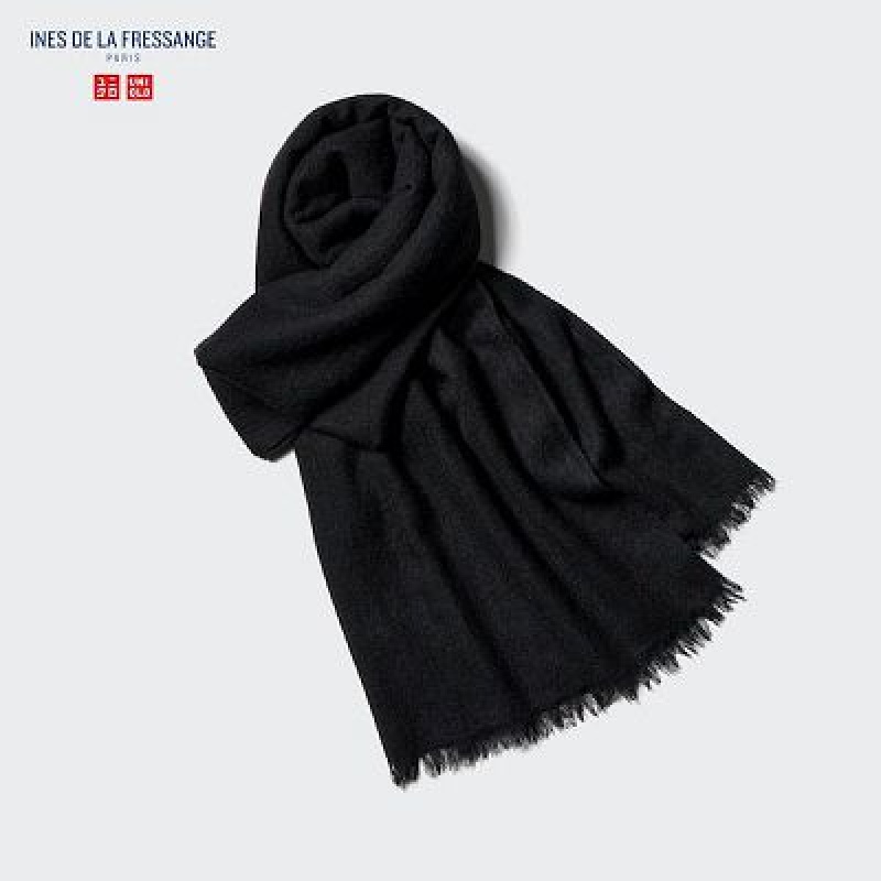 Echarpes Uniqlo Cashmere Stole Femme Noir | 5634671