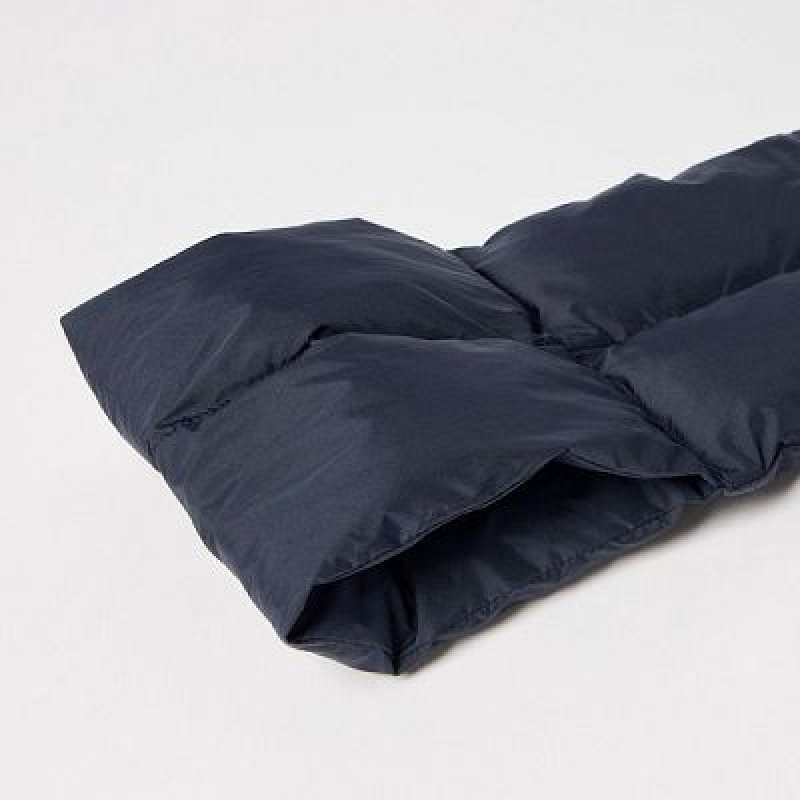 Echarpes Uniqlo HEATTECH Lined Padded Femme Bleu Marine | 3584865